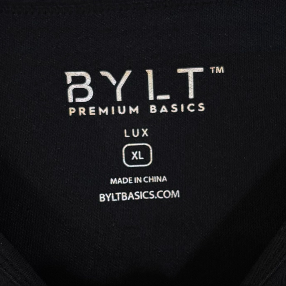 BYLT Lux Long Sleeve Tee Black Minimalist XL - Picture 5 of 8